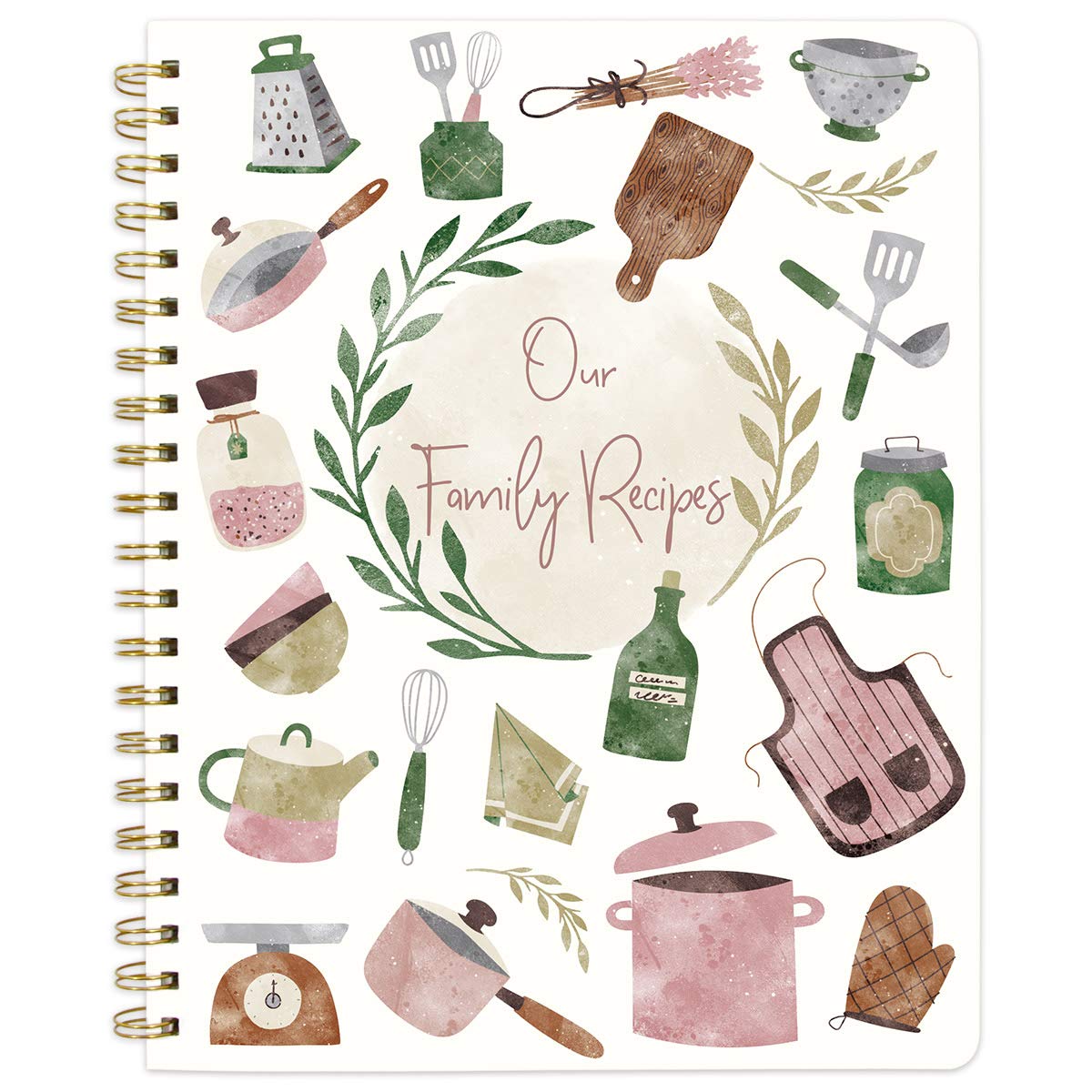 ceiba tree Recipe Book to Write in Your Own Recipes Family Blank Cookbook with Tabs Stickers 8.5 x 11 inch Gift Ideas for Wife Mom Women - Image 8